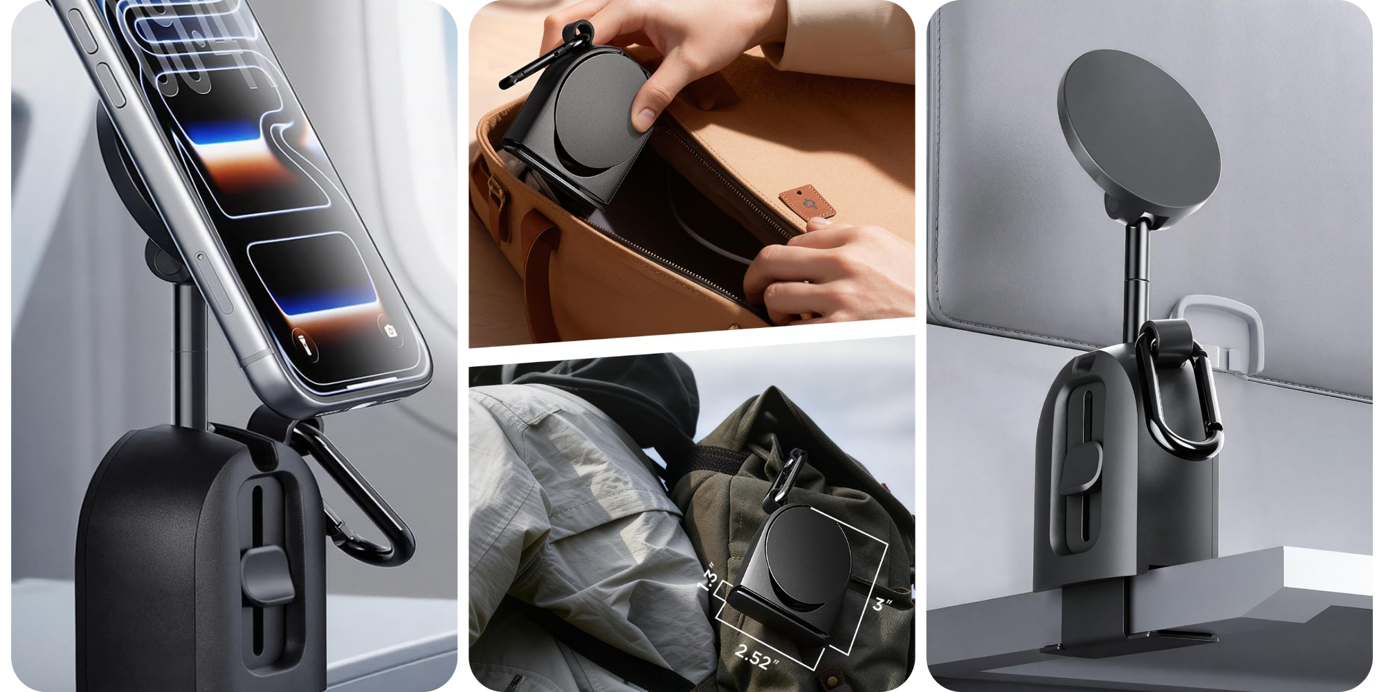 iOttie Treker MagSafe Travel Mount with Built-in Carabiner Clip for $20 (-20%)
