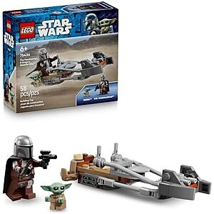 LEGO Star Wars The Mandalorian & Grogu’s Speeder Bike Set 75342 for $7.00