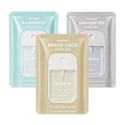 Touchland Dye Free Trio Hydrating Hand Sanitizer Spray Travel Size Set for $19.12 (-15%)
