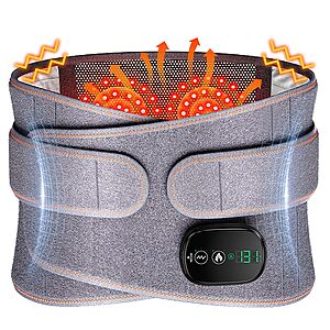 WNH Cordless Lower Back Massager with Heat, Vibration & Touch Controls for $33.40