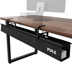Pyle 48″ Under Desk Cable Management Tray for $27