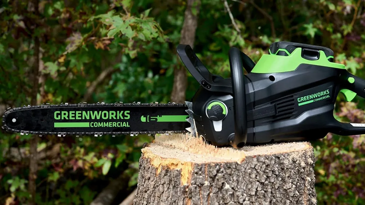 Greenworks 82V 16″ Cordless Chainsaw for $247 (-38%)