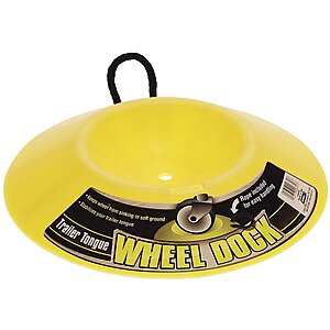 Camco Heavy Duty Wheel Dock w/ Rope Handle for $5.30