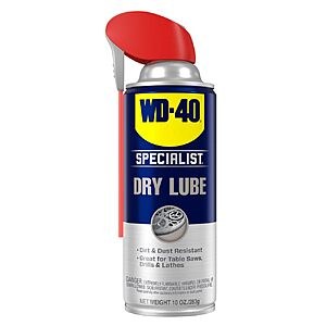 WD-40 Specialist Dry Lube Spray w/ Smart Straw (10 oz) for $6.00