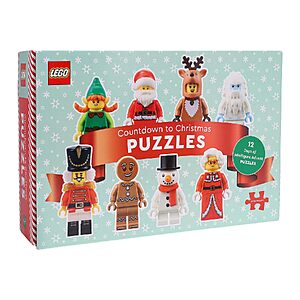 LEGO Countdown to Christmas 12-Ct 48-Pc Mini Jigsaw Advent Puzzles for $20