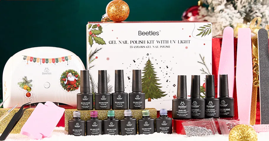 Beetles 80-Piece Christmas Gel Nail Polish Kit for $33.59 (-25%)