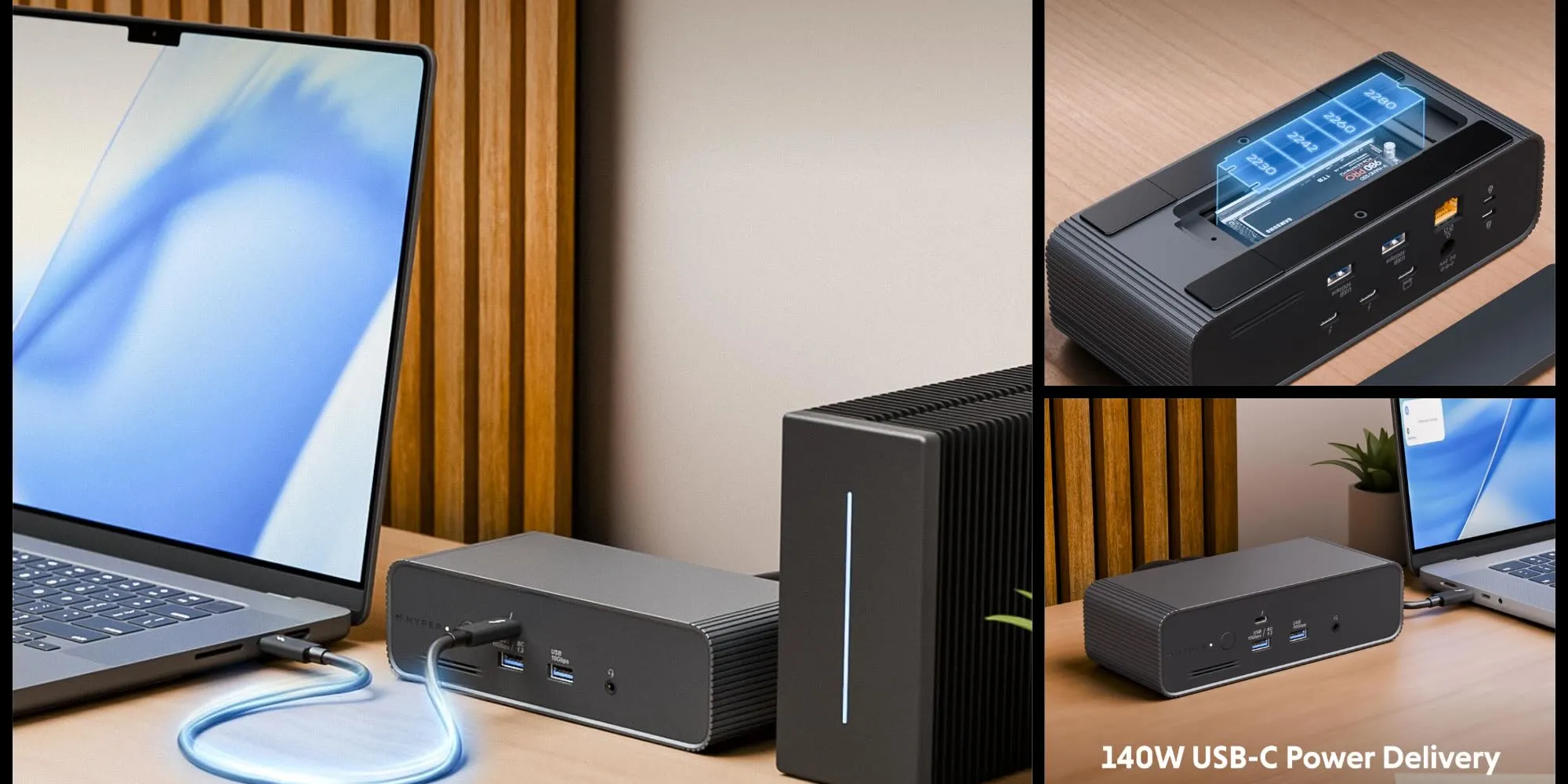 Hyper Thunderbolt 5 Dock for $100 (-35%)