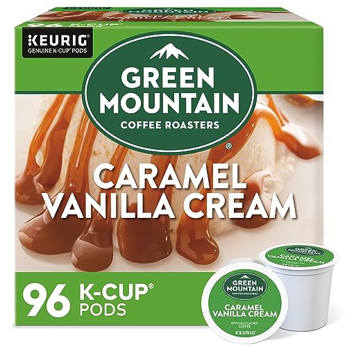 Green Mountain Caramel Vanilla Cream Coffee K-Cup Pods 96 Pack for $26.69 (-49%)