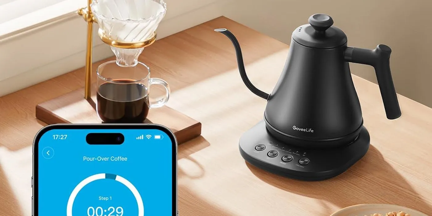 Smart Electric Gooseneck Kettle for $65 (-50%)